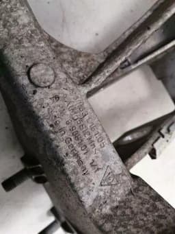 PORSCHE Porsche Cayman 981 GT4 Subframe Rear 98133115105 Axle Frame Rear Axle Left — thumbnail 10
