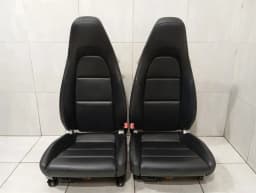 PORSCHE Porsche 911 991 seat 12 way seat 718 leather black — thumbnail 2