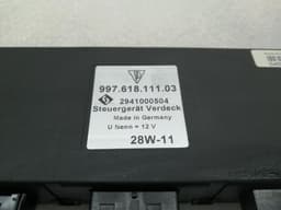 PORSCHE Porsche 911 997 Convertible Roof Module 99761811103 Convertible Roof Module — thumbnail 6