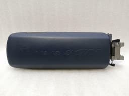 PORSCHE Porsche 911 991 Carrera 4 GTS Center Armrest Armrest BLUE LEATHER COAT OF ARMS CXX — thumbnail 1