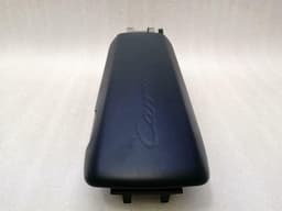 PORSCHE Porsche 911 991 Carrera 4 GTS Center Armrest Armrest BLUE LEATHER COAT OF ARMS CXX — thumbnail 3