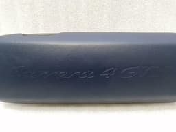 PORSCHE Porsche 911 991 Carrera 4 GTS Center Armrest Armrest BLUE LEATHER COAT OF ARMS CXX — thumbnail 7