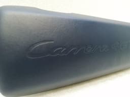 PORSCHE Porsche 911 991 Carrera 4 GTS Center Armrest Armrest BLUE LEATHER COAT OF ARMS CXX — thumbnail 9