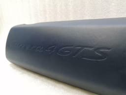 PORSCHE Porsche 911 991 Carrera 4 GTS Center Armrest Armrest BLUE LEATHER COAT OF ARMS CXX — thumbnail 8