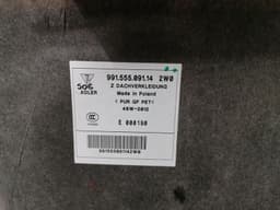 PORSCHE Porsche 911 991 Coupe Alcantara Roof Lining 99155509114 Attic Charcoal — thumbnail 9