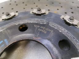 MCLAREN McLaren 570S Spider Brake Disc Front 11C0771CP FRONT BRAKE DISC — thumbnail 4