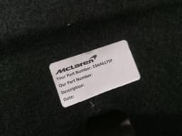 MCLAREN McLaren 570S Spider Compartment Cover 13AA617SP FRONT BULKHEAD COWL CARPET — thumbnail 7