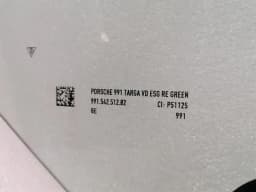 PORSCHE Porsche 911 991 right front door glass 99154251202 door window front right TARGA — thumbnail 3