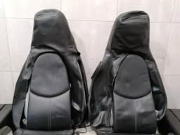 PORSCHE Porsche 911 997 Seat COVERS HEATED 99765310502 Seat LOGO COAT OF ARMS HEATED 12 WAY — thumbnail 4