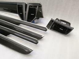 PORSCHE PORSCHE MACAN 95B MACAN TURBO S GTS CARBON FIBER TRIM RHD UK ORIGINAL SET — thumbnail 2
