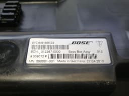 PORSCHE Porsche Panamera 970 Bose Speaker Set 97064556503 Speakers BOSE Set — thumbnail 9