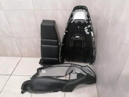 PORSCHE Porsche Panamera 970 seatpad 97065312200 seat seat leather left seat — thumbnail 1