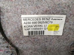 MERCEDES-BENZ Mercedes SL R230 Luggage Compartment Cover A2306902625 Boot Liner — thumbnail 6