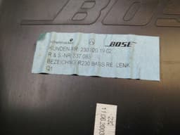 MERCEDES-BENZ Mercedes SL R230 Subwoofer Speaker A2308201902 Speaker Bass Box BOSE — thumbnail 4