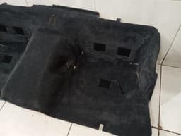 PORSCHE Porsche 911 992 992863007C Mat Carpet Under Rear Seat Section Black Convertible — thumbnail 4