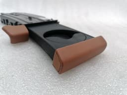 PORSCHE Porsche 911 992 leather cup holder cognac 992858603e right-hand drive RHD — thumbnail 2