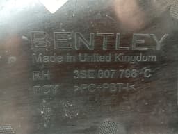 BENTLEY Bentley Continental GT 18-24 3S 3SD Front Bumper Cover 3SE807795C Radiator Grille — thumbnail 9