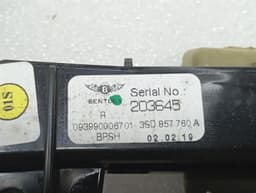 BENTLEY BENTLEY CONTINENTAL GTC 18-24 3S 3SD 3SD857760A BELT FEEDER RIGHT — thumbnail 4