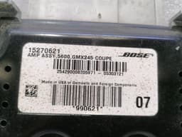 CHEVROLET Chevrolet Corvette C6 Bose Amplifier 15270621 Amplifier. — thumbnail 5