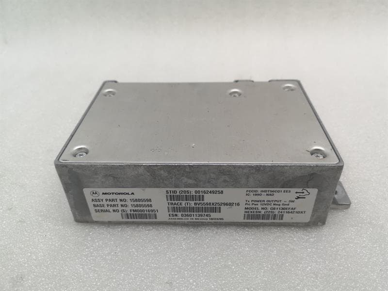 CHEVROLET Chevrolet Corvette C6 Electronic Module 15805598 Control Unit ONSTAR