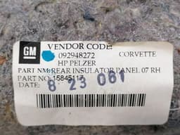 CHEVROLET Chevrolet Corvette C6 boot lock 15220345 tailgate lock — thumbnail 6