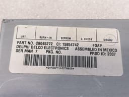CHEVROLET Chevrolet Corvette C6 Satellite Radio Modules 28045272 Control Unit — thumbnail 5