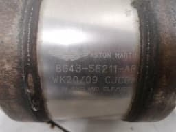 ASTON MARTIN Aston Martin DBS V12 08-12 Secondary Catalytic SET x2 8G43-5E211-AB Catalytic Converter — thumbnail 5