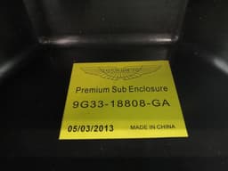 ASTON MARTIN ASTON MARTIN VANTAGE Speaker Set 9G33-18C956-AA Speaker Set PREMIUM SUB — thumbnail 7
