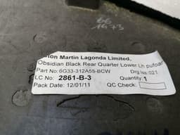ASTON MARTIN Aston Martin Vantage V12 Left Quarter Cover Lower 6G33-311A21-A Fairing Li — thumbnail 7