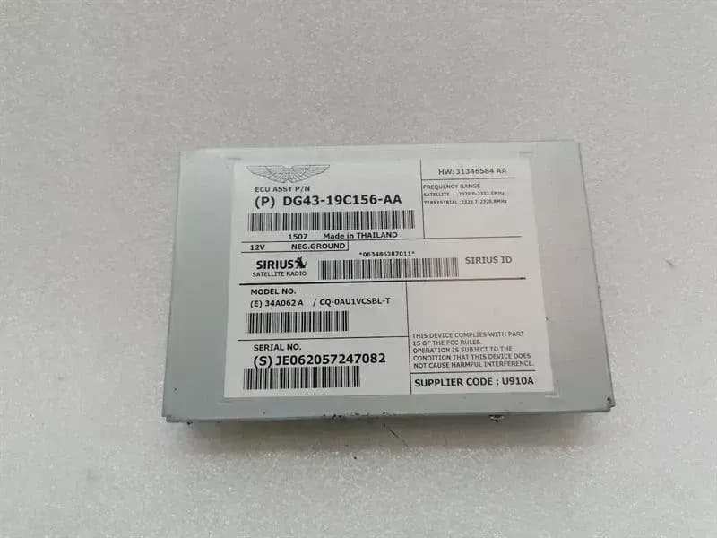ASTON MARTIN RAPID S Module DG43-19C156-AA Control Unit SATELLITE RADIO