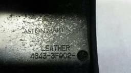 ASTON MARTIN ASTON MARTIN VANQUISH S STEERING SHROUD Steering Wheel Trim LEATHER COWL Leather — thumbnail 7