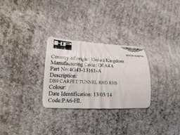 ASTON MARTIN ASTON MARTIN DB9 Volante Fottwell Floor Mat SET Cover 4G43-13056-AAW — thumbnail 10