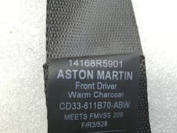 ASTON MARTIN ASTON MARTIN DB9 steering wheel front seatbelt CD33-611B70-ABW seat belt — thumbnail 4