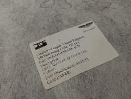 ASTON MARTIN ASTON MARTIN CURVE MK2 2011-2012 RHD FLOOR 4G43-13057-AAW CARPETS RIGHT HANDLEBARS — thumbnail 6