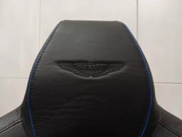 ASTON MARTIN ASTON MARTIN CURVE MK2 2011-2012 SPORT SEATS HEATED BLUE BLACK LEATHER SEATS — thumbnail 8