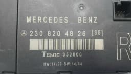 MERCEDES-BENZ Mercedes SL R230 right door module A2308204826 door control unit right. — thumbnail 6