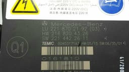 MERCEDES-BENZ Mercedes S-Class W221 Front Seat Module A2218707687 Seat ECU — thumbnail 6