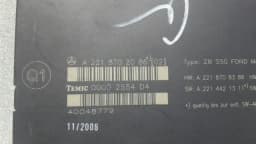MERCEDES-BENZ Mercedes S-class W221 rear seat modules A2218702086 rear seat control unit. — thumbnail 2
