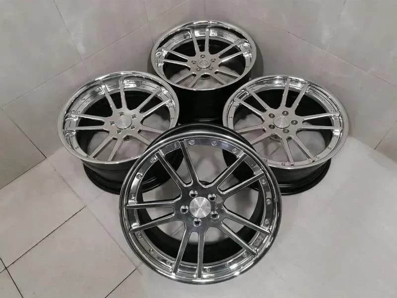 MERCEDES-BENZ Mercedes SL R230 SL55 AMG Alloy Wheel Set INTERAD Alloy Rim FORGED 3 PIECE SET