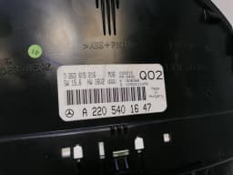 MERCEDES-BENZ Mercedes S W220 S600 V12 Instrument Cluster A2205401647 Speedometer M275 MPH — thumbnail 8