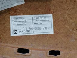 MERCEDES-BENZ Mercedes S600L V12 W220 Parcel Shelf A2206904149 EXCLUSIVE LEATHER — thumbnail 9
