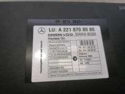 MERCEDES-BENZ Mercedes S-Class W221 Electronic Module A2218708086 Control Unit Keyless Go — thumbnail 4