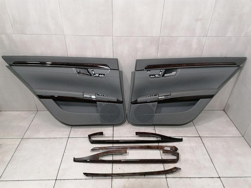 MERCEDES-BENZ Mercedes W221 Door Card Rear A2217201548 Door Trim Rear Set DESIGNO V12