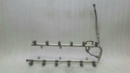 MERCEDES-BENZ Mercedes W221 Fuel Rail A2750700695 Fuel Injection Moulding Pipe Distributor M275 V12 S600 — thumbnail 1