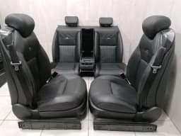 MERCEDES-BENZ MERCEDES CL W216 SPORT SEATS INTERIOR V12 SEAT CL600 DESIGNO LEATHER BLACK — thumbnail 8