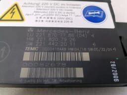 MERCEDES-BENZ Mercedes S-class W221 seat modules set A2218707786 control unit seat set — thumbnail 4