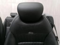 MERCEDES-BENZ MERCEDES CL W216 SPORT SEATS INTERIOR V12 SEAT CL600 DESIGNO LEATHER BLACK — thumbnail 7