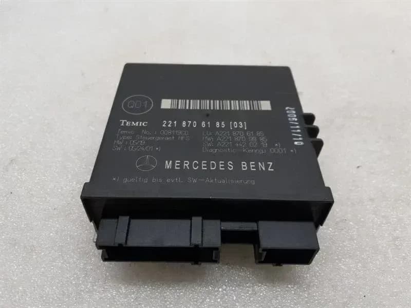 MERCEDES-BENZ Mercedes CL W216 Boat Lid Electronic Module A2218706185 Control Unit Tailgate