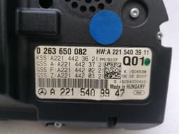 MERCEDES-BENZ Mercedes S-class W221 Instrument Cluster A2215409947 Speedometer S600 V12 — thumbnail 9