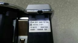 MERCEDES-BENZ Mercedes S Class W221 Headlight Switch A2215451204 Light Switch — thumbnail 3